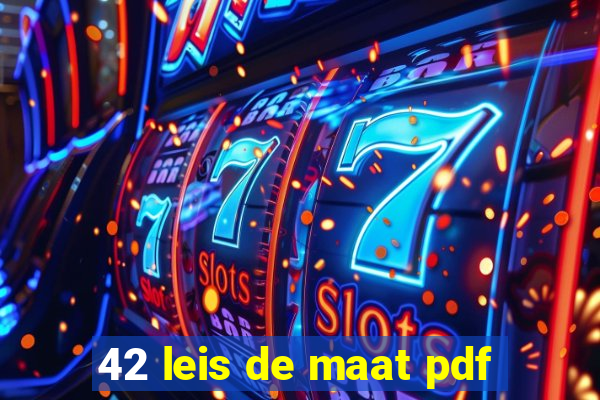 42 leis de maat pdf